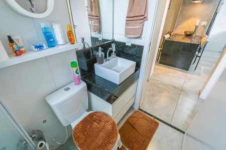 banheiro de apartamento à venda com 2 quartos, 86m² em Candelária, Belo Horizonte