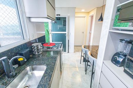 sala / cozinha americana de apartamento à venda com 2 quartos, 86m² em Candelária, Belo Horizonte