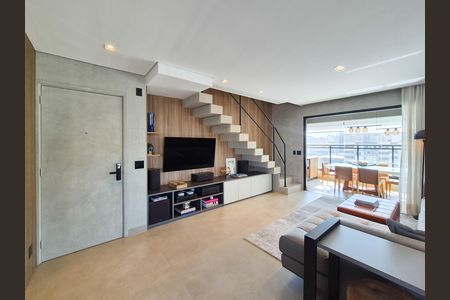 Sala de apartamento à venda com 2 quartos, 122m² em Indianópolis, São Paulo