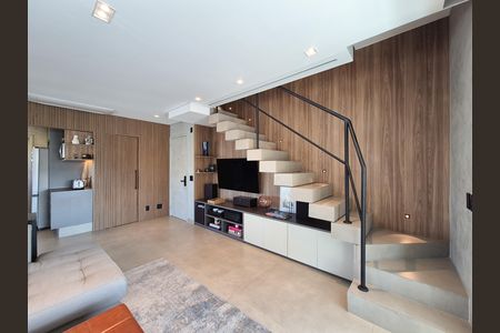 Sala de apartamento à venda com 2 quartos, 122m² em Indianópolis, São Paulo