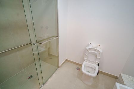 Studio para alugar com 25m², 1 quarto e sem vaga Studio para alugar com 25m², 1 quarto e sem vagaBanheiro