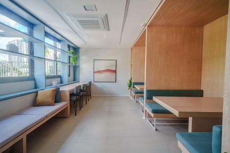 Área comum - Espaço Coworking de kitnet/studio para alugar com 1 quarto, 25m² em Butantã, São Paulo