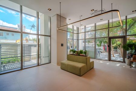 Studio para alugar com 25m², 1 quarto e sem vaga Studio para alugar com 25m², 1 quarto e sem vagaHall de entrada