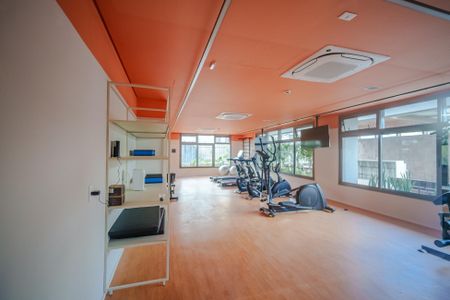 Studio para alugar com 25m², 1 quarto e sem vaga Studio para alugar com 25m², 1 quarto e sem vagaÁrea comum - Academia