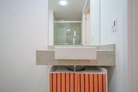 Studio para alugar com 25m², 1 quarto e sem vaga Studio para alugar com 25m², 1 quarto e sem vagaBanheiro