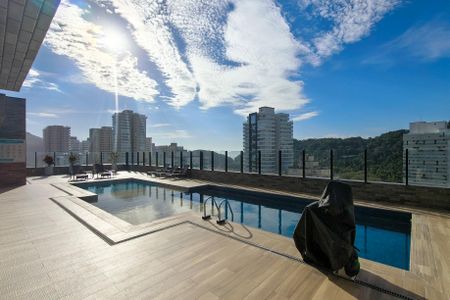 Área comum - Piscina de apartamento para alugar com 2 quartos, 83m² em Canto do Forte, Praia Grande