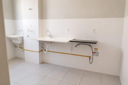 Cozinha de apartamento para alugar com 2 quartos, 55m² em Chácara São Pedro, Aparecida de Goiânia