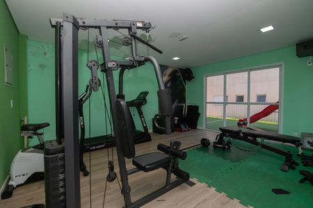 Área Comum - Academia de apartamento para alugar com 2 quartos, 60m² em Jardim Residencial Firenze, Hortolândia