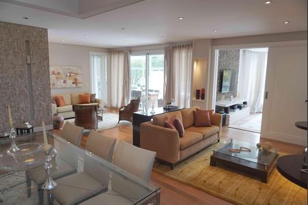 Sala de Estar - Jantar de casa de condomínio à venda com 3 quartos, 427m² em Alphaville, Santana de Parnaíba