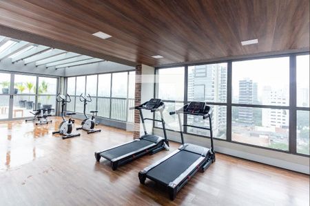 Área comum - Academia de apartamento para alugar com 2 quartos, 97m² em Indianópolis, São Paulo