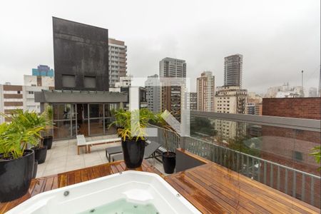 Área comum de apartamento para alugar com 2 quartos, 97m² em Indianópolis, São Paulo