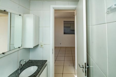 Banheiro de apartamento para alugar com 2 quartos, 50m² em Santa Branca, Belo Horizonte