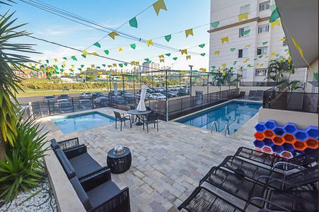 Área comum - Piscina de apartamento para alugar com 2 quartos, 47m² em Vila Goncalves, São Bernardo do Campo