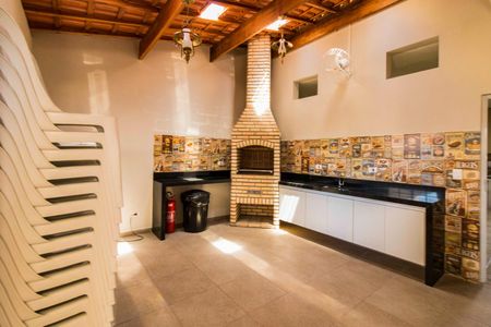 Área comum - Churrasqueira de apartamento para alugar com 2 quartos, 47m² em Vila Goncalves, São Bernardo do Campo