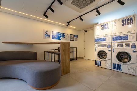 Studio para alugar com 25m², 1 quarto e sem vaga Studio para alugar com 25m², 1 quarto e sem vagaLavanderia