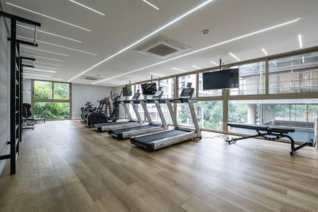 Studio para alugar com 25m², 1 quarto e sem vaga Studio para alugar com 25m², 1 quarto e sem vagaAcademia