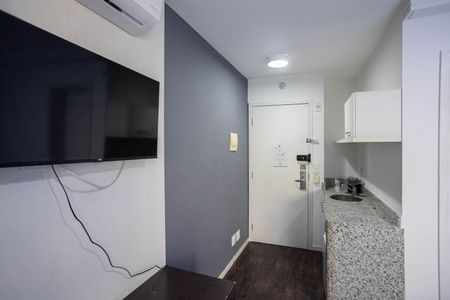 Cozinha de kitnet/studio à venda com 1 quarto, 23m² em São Luiz, Belo Horizonte