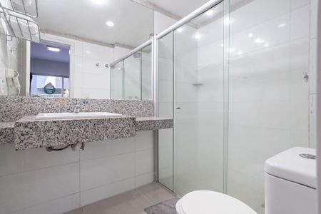 Banheiro  de kitnet/studio à venda com 1 quarto, 23m² em São Luiz, Belo Horizonte
