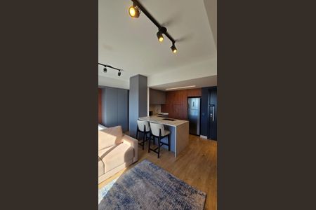 Cozinha  de kitnet/studio para alugar com 1 quarto, 37m² em Boa Vista, Porto Alegre