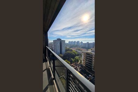 Varanda  de kitnet/studio para alugar com 1 quarto, 37m² em Boa Vista, Porto Alegre