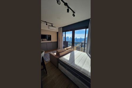 Studio para alugar com 37m², 1 quarto e 1 vaga Studio para alugar com 37m², 1 quarto e 1 vagaSala_Quarto