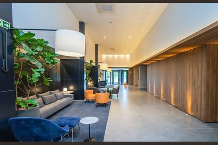 Studio para alugar com 37m², 1 quarto e 1 vaga Studio para alugar com 37m², 1 quarto e 1 vagaHall de entrada