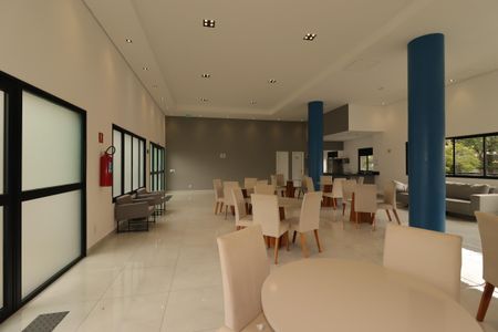 Apartamento para alugar com 44m², 2 quartos e 1 vagaÁrea Comum - Salão de Festa