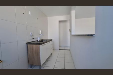 Cozinha de apartamento à venda com 2 quartos, 47m² em Parque Sao Vicente, Santo André