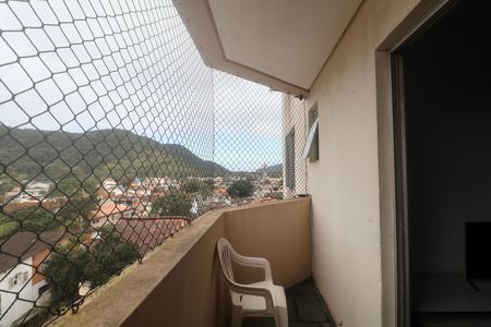 Varanda de apartamento para alugar com 2 quartos, 97m² em Jardim Las Palmas, Guarujá