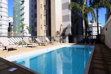 Área comum - Piscina de apartamento para alugar com 3 quartos, 97m² em Lourdes, Belo Horizonte