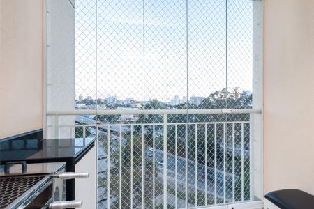 Varanda da Sala de apartamento para alugar com 2 quartos, 52m² em Vila Santana, São Paulo