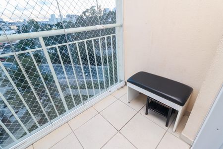 Varanda da Sala de apartamento para alugar com 2 quartos, 52m² em Vila Santana, São Paulo