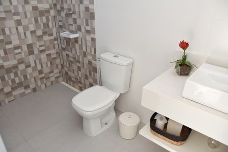 Casa de condomínio para alugar com 322m², 4 quartos e 4 vagas Casa de condomínio para alugar com 322m², 4 quartos e 4 vagasbanheiro do espaço Gourmet