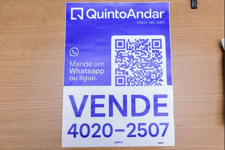 Placa instalada com o Codigo JWUT-5 de apartamento à venda com 2 quartos, 43m² em Eldorado, Contagem