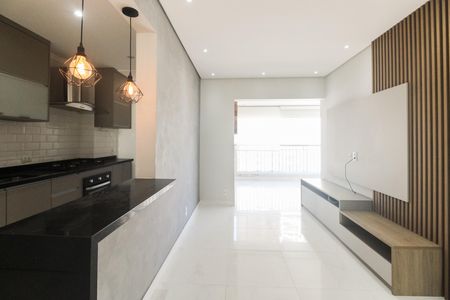 Sala  de apartamento para alugar com 2 quartos, 69m² em Chácara Seis de Outubro, São Paulo