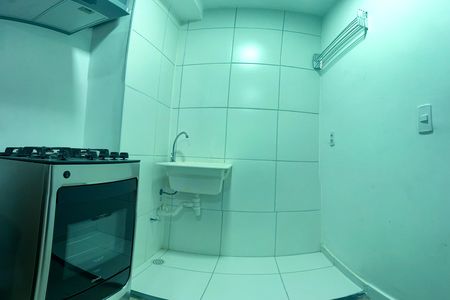Apartamento para alugar com 36m², 2 quartos e sem vaga Apartamento para alugar com 36m², 2 quartos e sem vagaCozinha e Área de Serviço