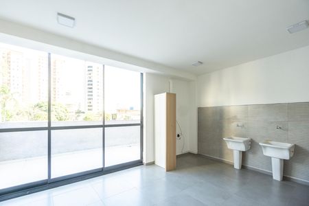 Studio para alugar com 24m², 1 quarto e sem vaga Studio para alugar com 24m², 1 quarto e sem vagaLavanderia