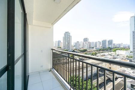 Varanda de kitnet/studio para alugar com 1 quarto, 24m² em Vila Azevedo, São Paulo