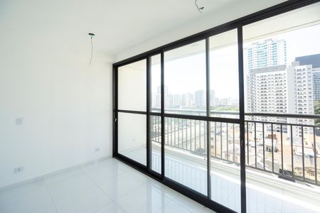 Sala e quarto  de kitnet/studio para alugar com 1 quarto, 24m² em Vila Azevedo, São Paulo