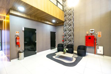 Studio para alugar com 24m², 1 quarto e sem vaga Studio para alugar com 24m², 1 quarto e sem vagaHall social
