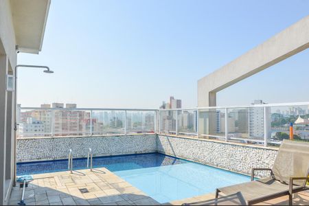 Área comum - Piscina de apartamento para alugar com 1 quarto, 36m² em Vila Angelina, São Bernardo do Campo