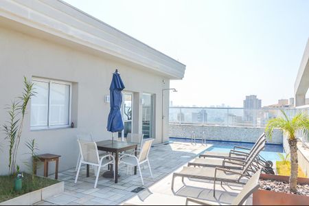 Área comum - Piscina de apartamento para alugar com 1 quarto, 36m² em Vila Angelina, São Bernardo do Campo