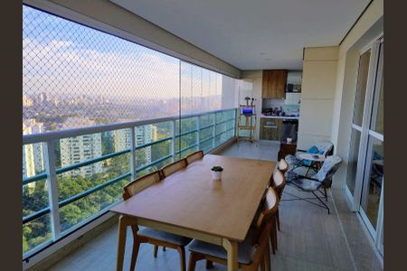 Varanda de apartamento à venda com 4 quartos, 202m² em Alphaville Empresarial, Santana de Parnaíba