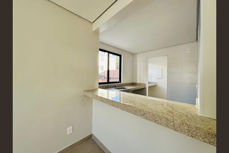 Bancada da Cozinha de apartamento à venda com 2 quartos, 60m² em Anchieta, Belo Horizonte