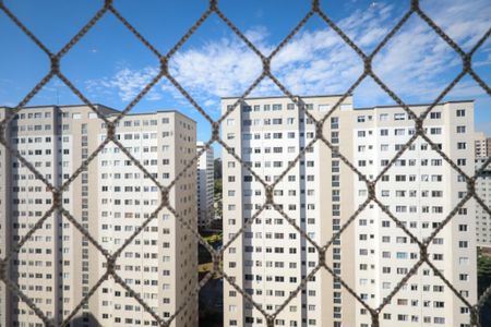 vista Sala  de apartamento para alugar com 2 quartos, 44m² em Usina Piratininga, São Paulo