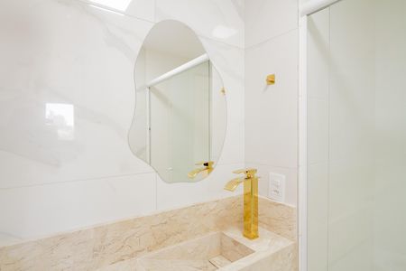 Banheiro da Suíte de apartamento para alugar com 1 quarto, 29m² em Vila Aricanduva, São Paulo