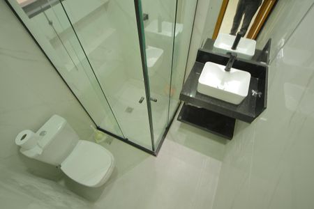 Banheiro da Suíte 1  de casa à venda com 2 quartos, 157m² em Demarchi, São Bernardo do Campo