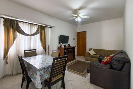 Sala de apartamento para alugar com 1 quarto, 64m² em Guilhermina, Praia Grande
