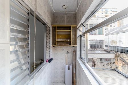 Área de Serviço de kitnet/studio para alugar com 1 quarto, 33m² em Campos Elíseos, São Paulo