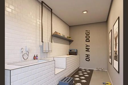 Sala para banho de pets de apartamento para alugar com 1 quarto, 29m² em Planalto Paulista, São Paulo